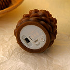 Flameless Pine Cone Candles