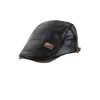 ElderLux Plush Leather Beret | Cozy elegance for a warm winter experience