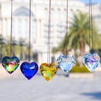 GlimmerHeart Elegant Heart-Shaped Sun Catcher – Enchanting Light Effects for Your Home
