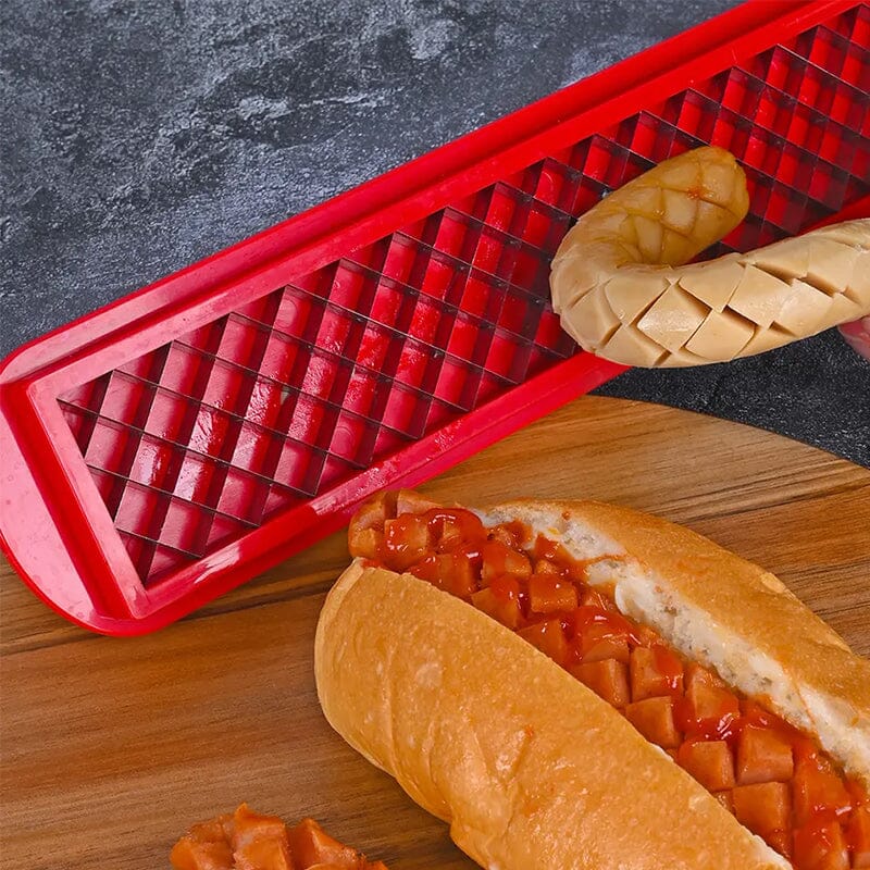Perfect Criss-Cross Slots Hotdogs Cutter