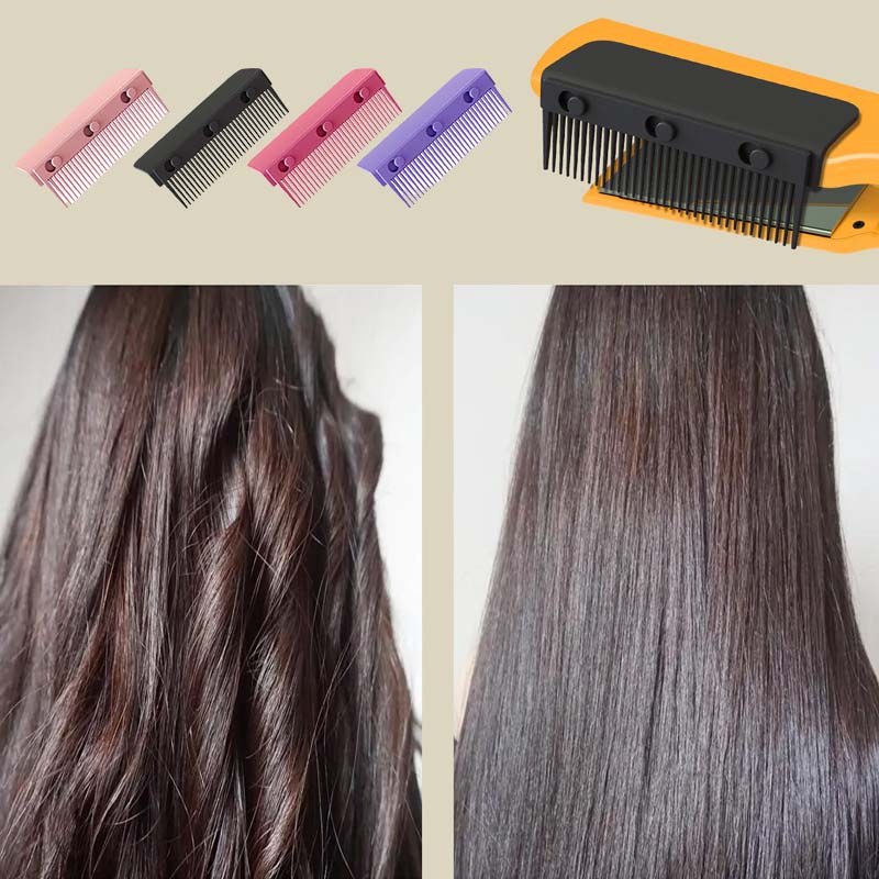 Hair Straightener Brush Attachment Comb