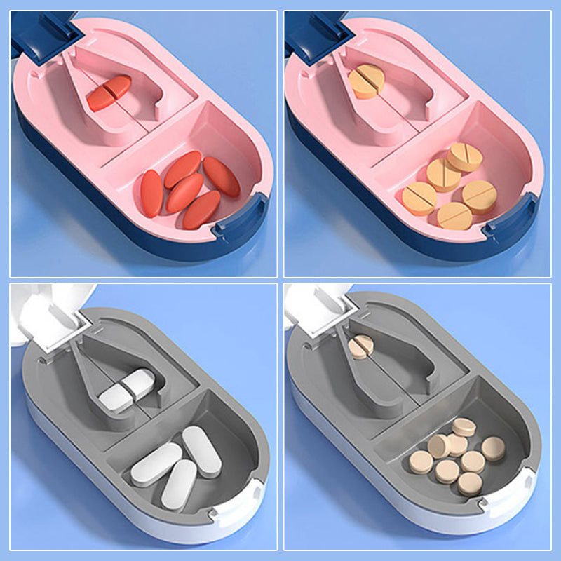 Medicine Pill Cutter Box