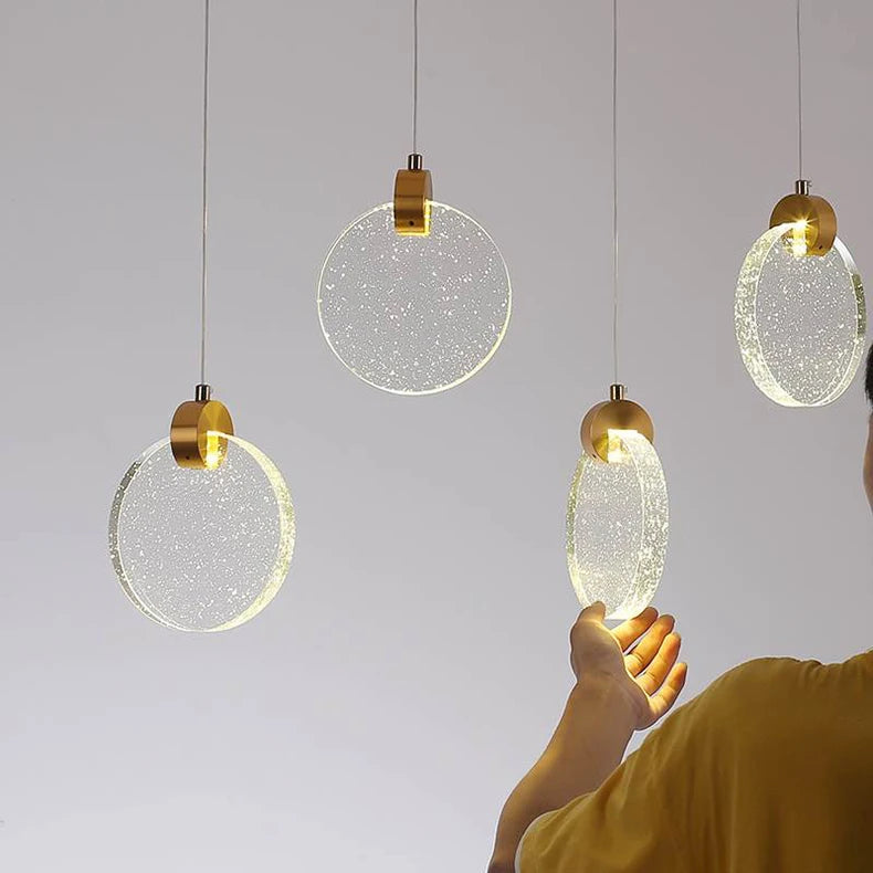 RayonsD’Or – Glass Ceiling Lamp for Elegant Atmosphere
