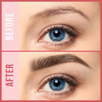 2-in-1 Dual-Ended Eyebrow Pencil with Micro-Fork Tip Applicator and Precise Brush Tip