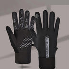 Waterproof finger touchscreen gloves, non-slip and cold-resistant