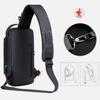 USB Charging Port Sling Anti-Theft Crossbody Bag
