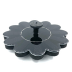 Solar-powered fountain for the garden – Flower design water feature for ponds and pools