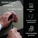 Antibacterial Titanium Cutting Board for a Hygienic Kitchen
