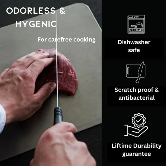 Antibacterial Titanium Cutting Board for a Hygienic Kitchen