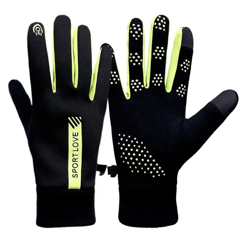 Waterproof finger touchscreen gloves, non-slip and cold-resistant
