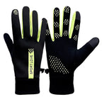 Waterproof finger touchscreen gloves, non-slip and cold-resistant
