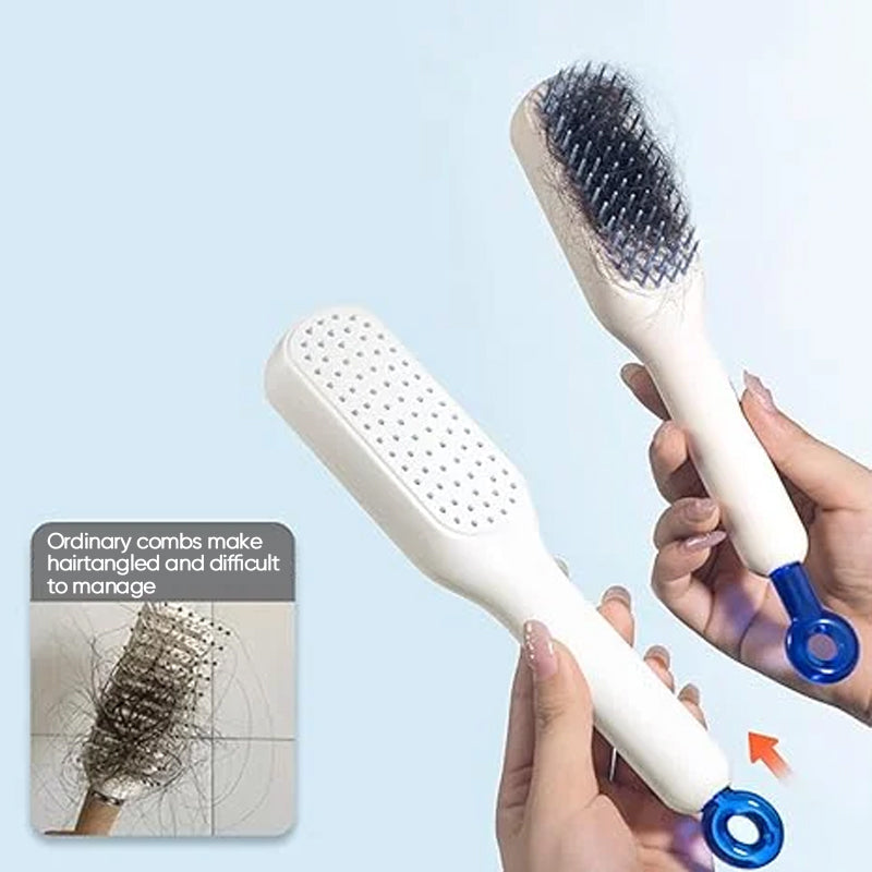 Self-Cleaning Antistatic Massage Comb