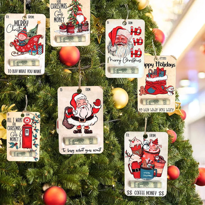 Santa Christmas money holder
