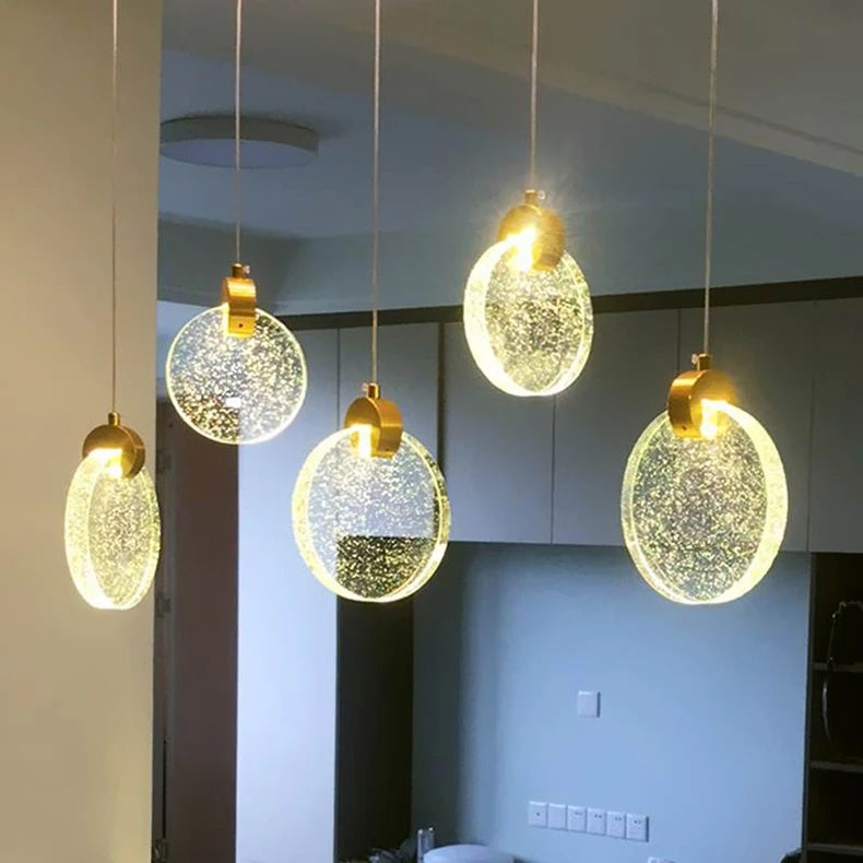 RayonsD’Or – Glass Ceiling Lamp for Elegant Atmosphere