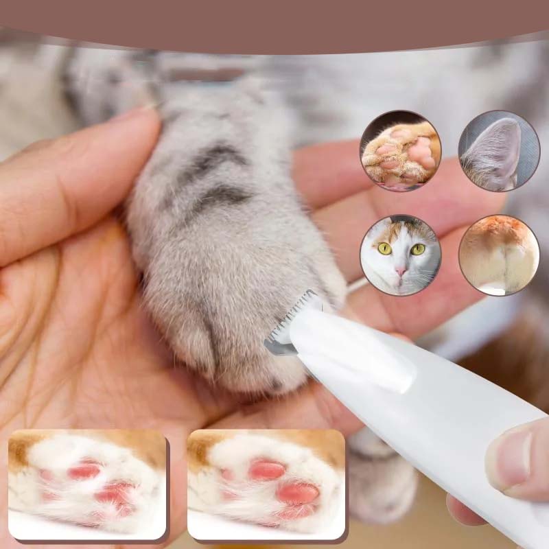 Pet Hair Clipper with LED Light
