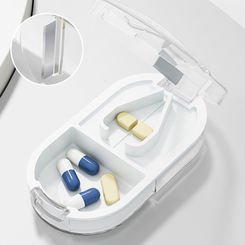 Medicine Pill Cutter Box