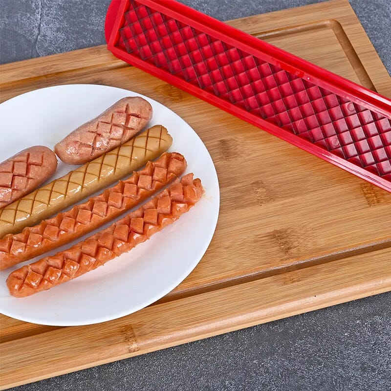 Perfect Criss-Cross Slots Hotdogs Cutter