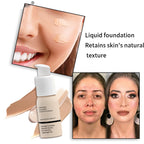 Soft matte liquid foundation