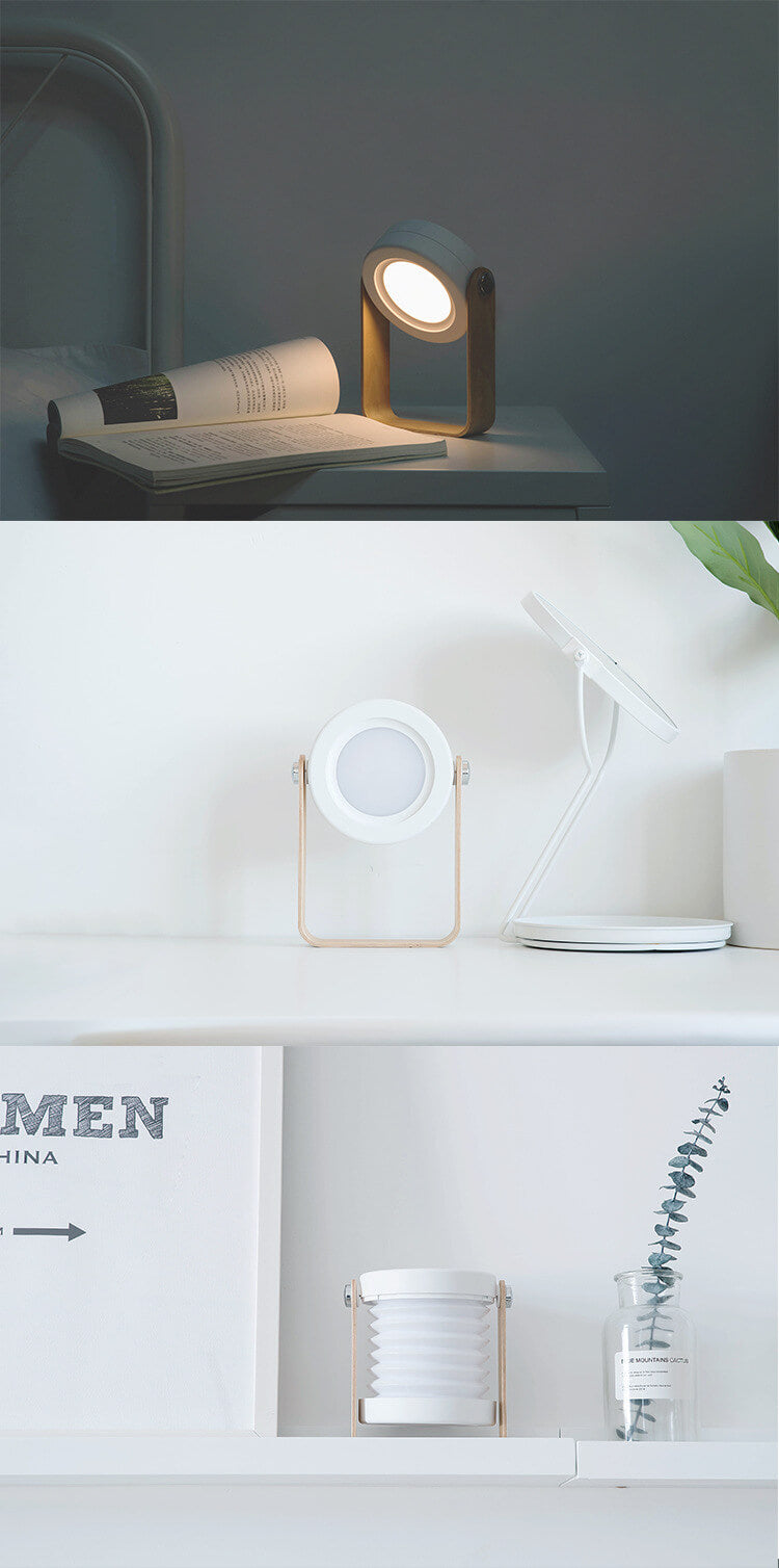 Lantern lamp night light creative foldable portable LED table lamp