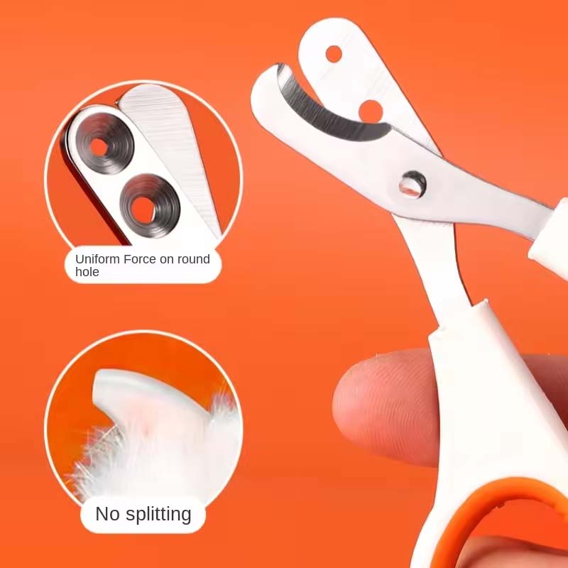 Double hole pet nail clipper