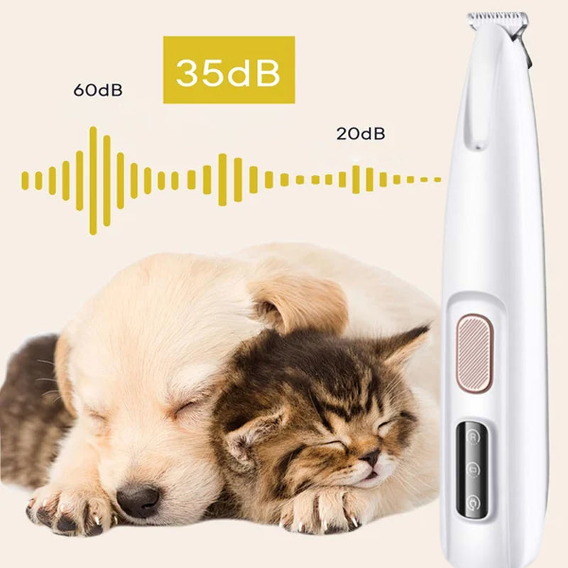 Pet Hair Clipper with LED Light