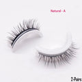 Reusable self-adhesive eyelashes