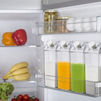 Transparent milk carton