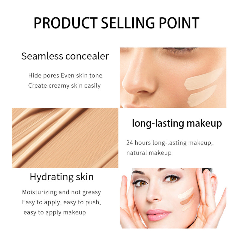 Soft matte liquid foundation