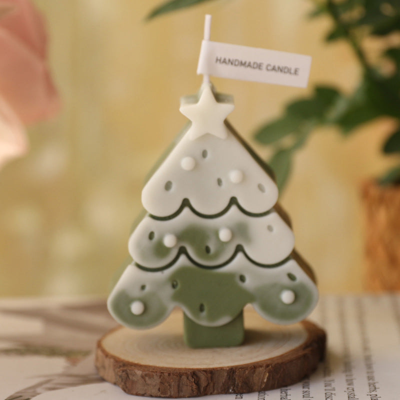 Christmas Candles Decor, 4 pcs