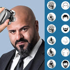 8D Upgraded LED Display 10 in 1 Multifunctional Shaver