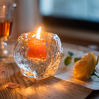 Glass Tealight Holder – Decorative Candle Holder made of Clear Glass for Cozy Lighting