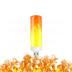 Flame effect lamp – 9W LED lamp with realistic flame light