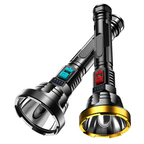 90000LM LED flashlight – Tactical searchlight with USB charging and super bright lighting