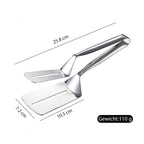 Double-sided shovel clamp made of stainless steel