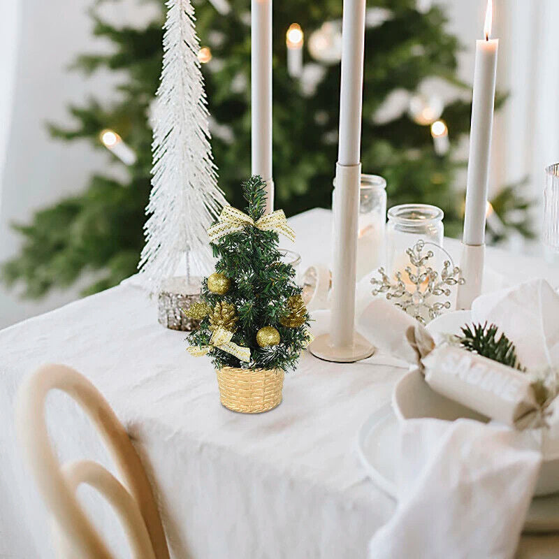 Mini Desktop Christmas Tree Decorations