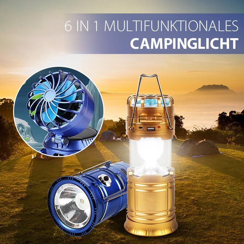 6 in 1 multifunctional camping light