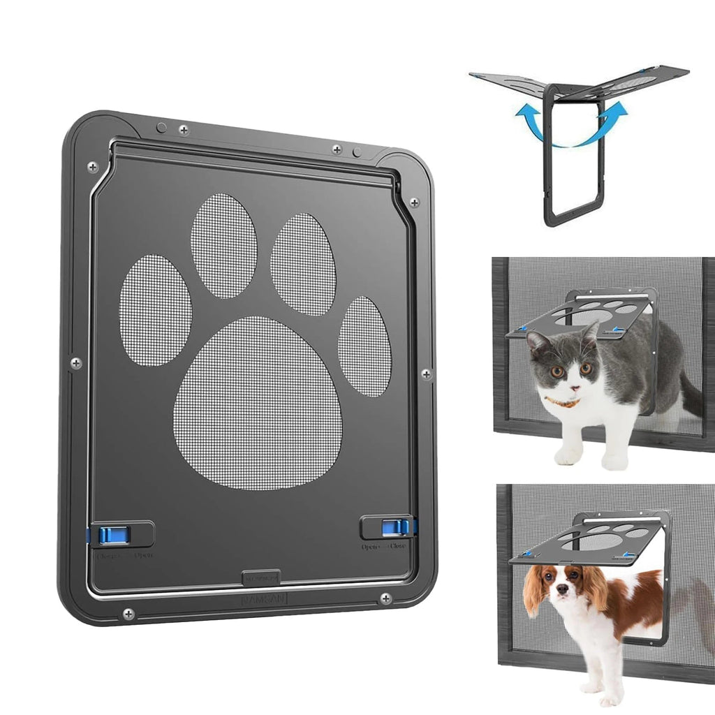 Magnetic Locking Cat and Dog Door