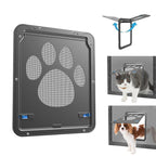 Magnetic Locking Cat and Dog Door
