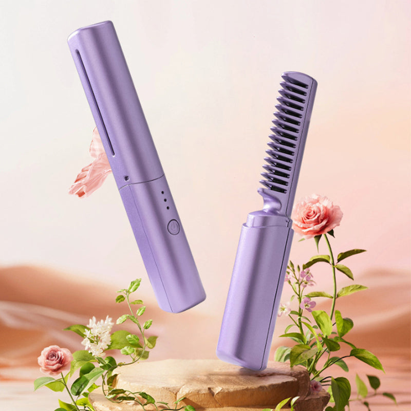 StyleFusion️ 2 in 1 Electric Comb / Curling Iron and Straightener
