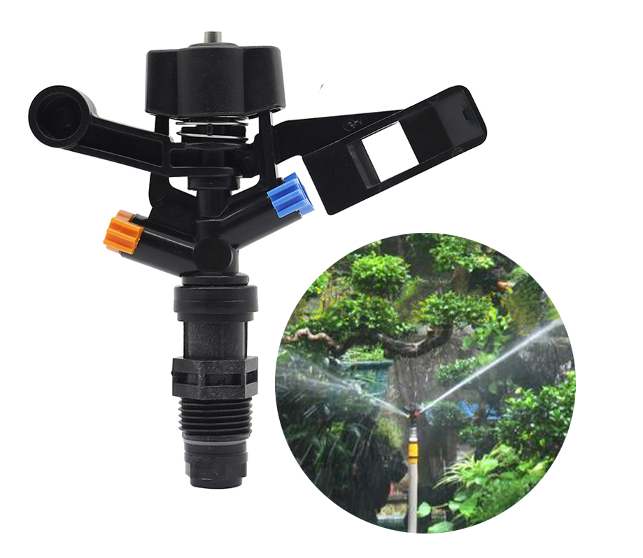 Adjustable garden sprinkler with spray angle adjustment – Ideal for irrigation systems