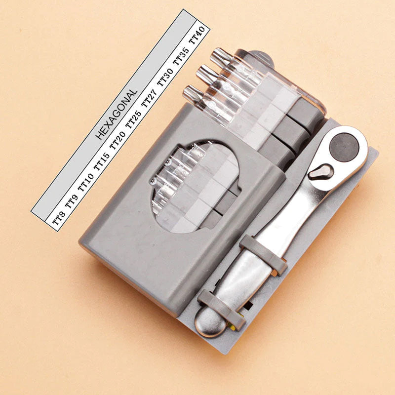 Mini screwdriver combination set positive and negative