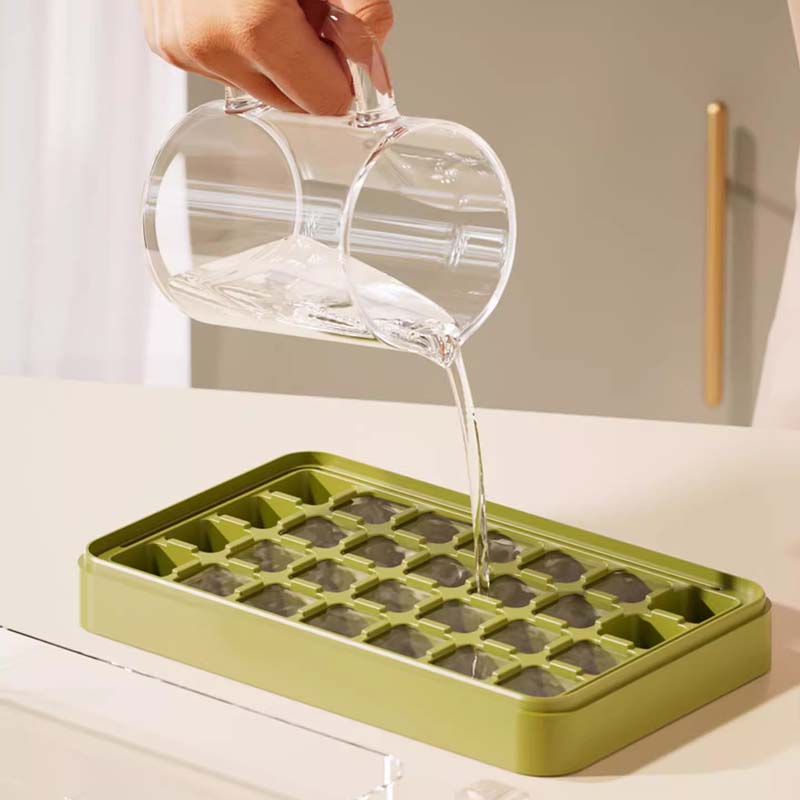 No dirty hands press ice grid molds