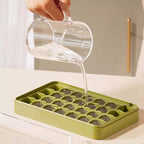 No dirty hands press ice grid molds
