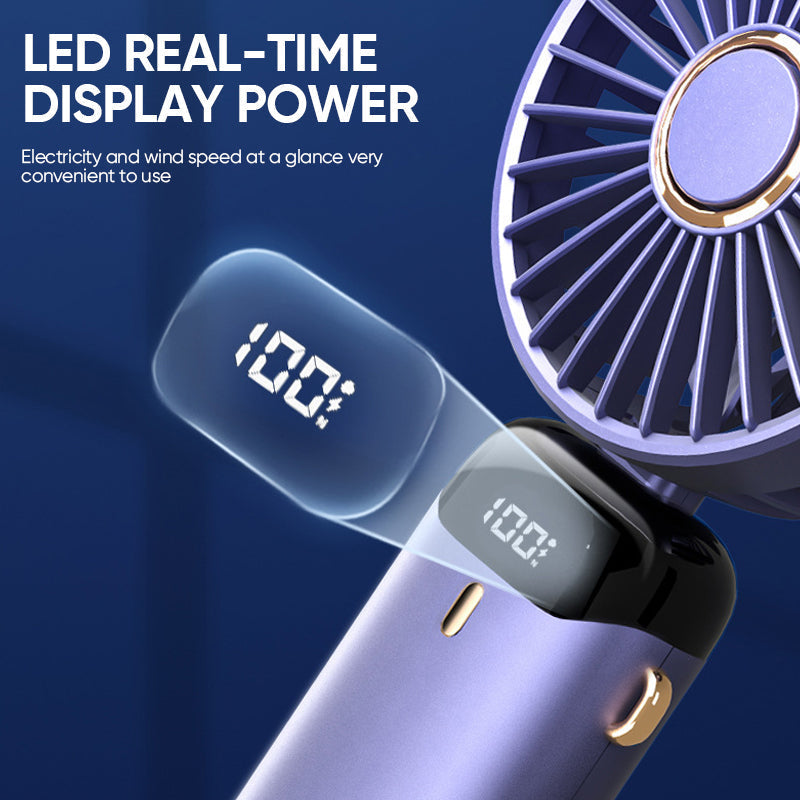 Portable electric cold compressor cooling fan