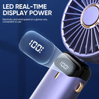 Portable electric cold compressor cooling fan