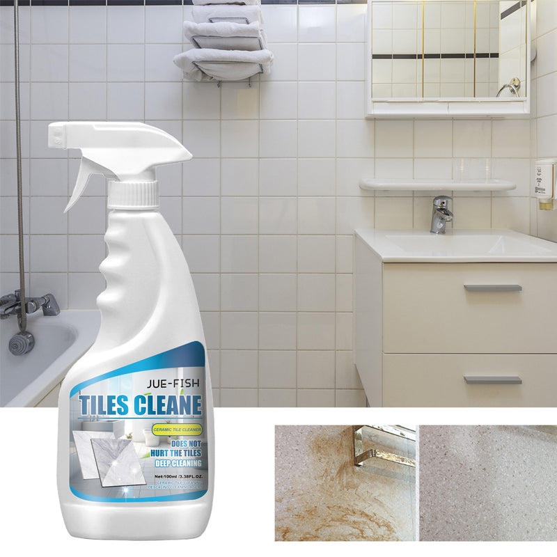Tile joint cleaner spray device