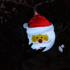 Christmas Santa Claus String Lights Patio Party Decoration 10/20 Battery String Lights