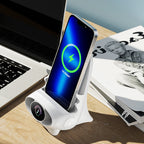 FlexCharge Chair – Wireless Fast Charger & Phone Holder in Chair Shape