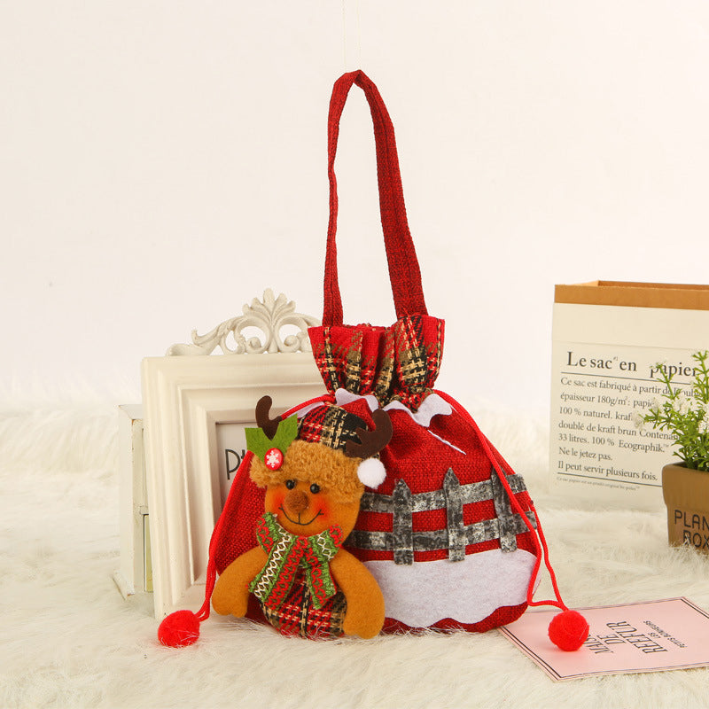 Christmas gift bag zipper design