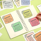 Mental Health Sticky Notes Stickers (24 pieces)
